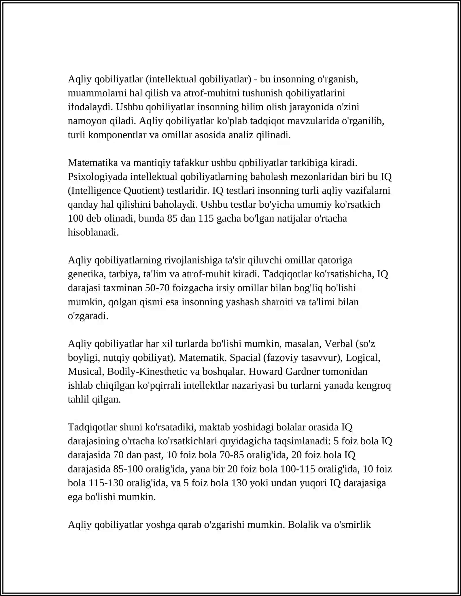 QOBILIYAT 4