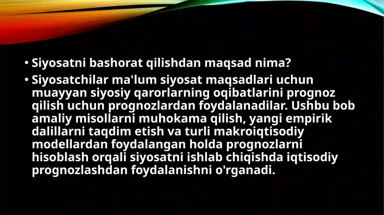 Siyosiy prognozlashtirish 4