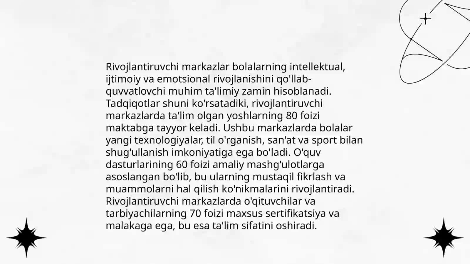 Rivojlantiruvchi markazlar 4