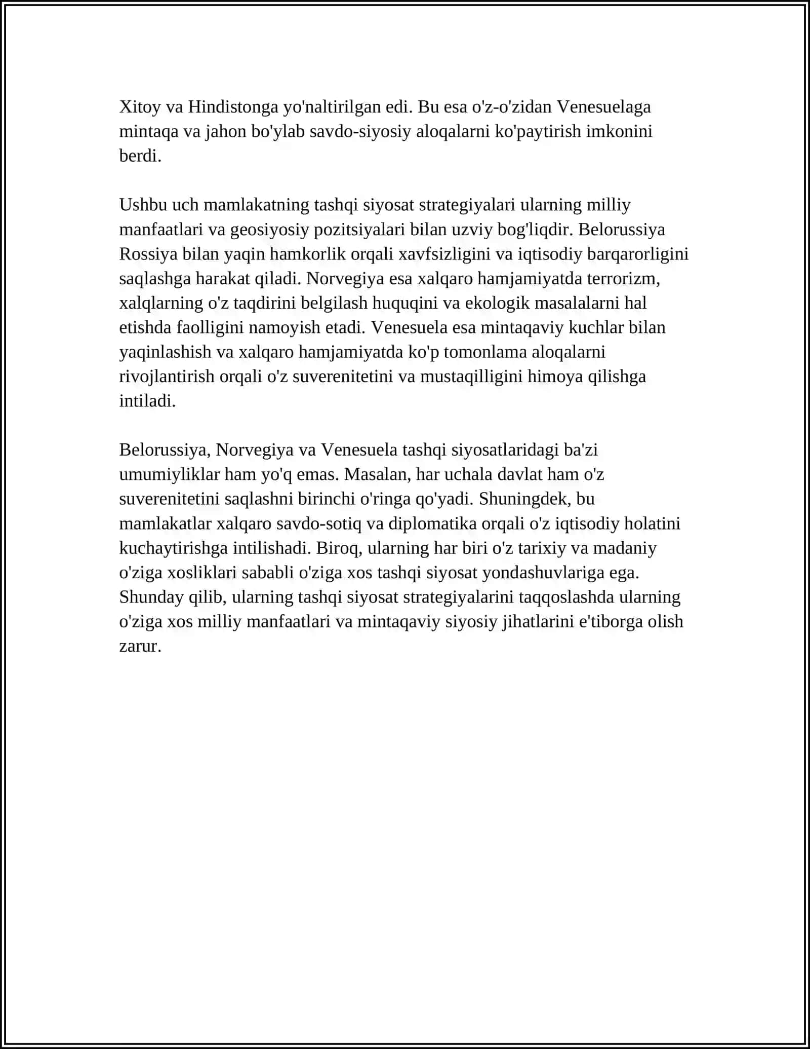 BELORUSSIYA NORVEGIYA VA VENESULA 4