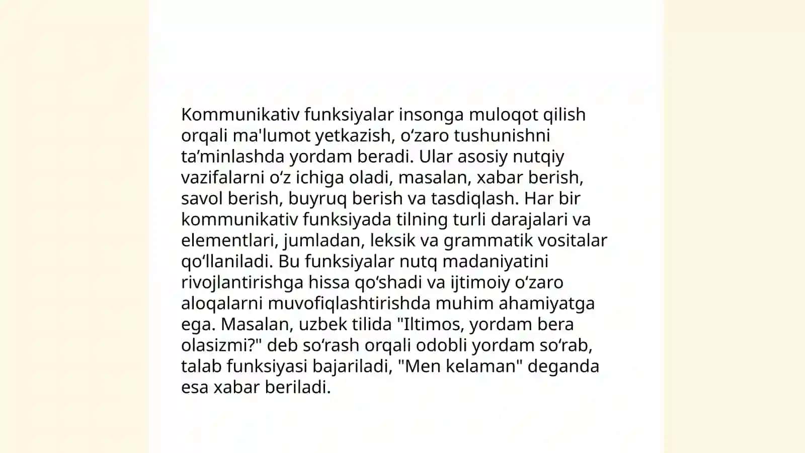 Tilning funksional tasnifi 4