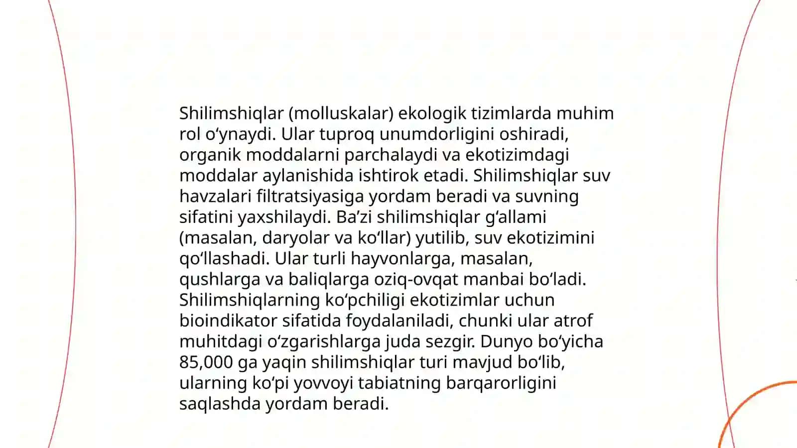 Shilimshiqlarning tarqalishi va ahamiyati 4