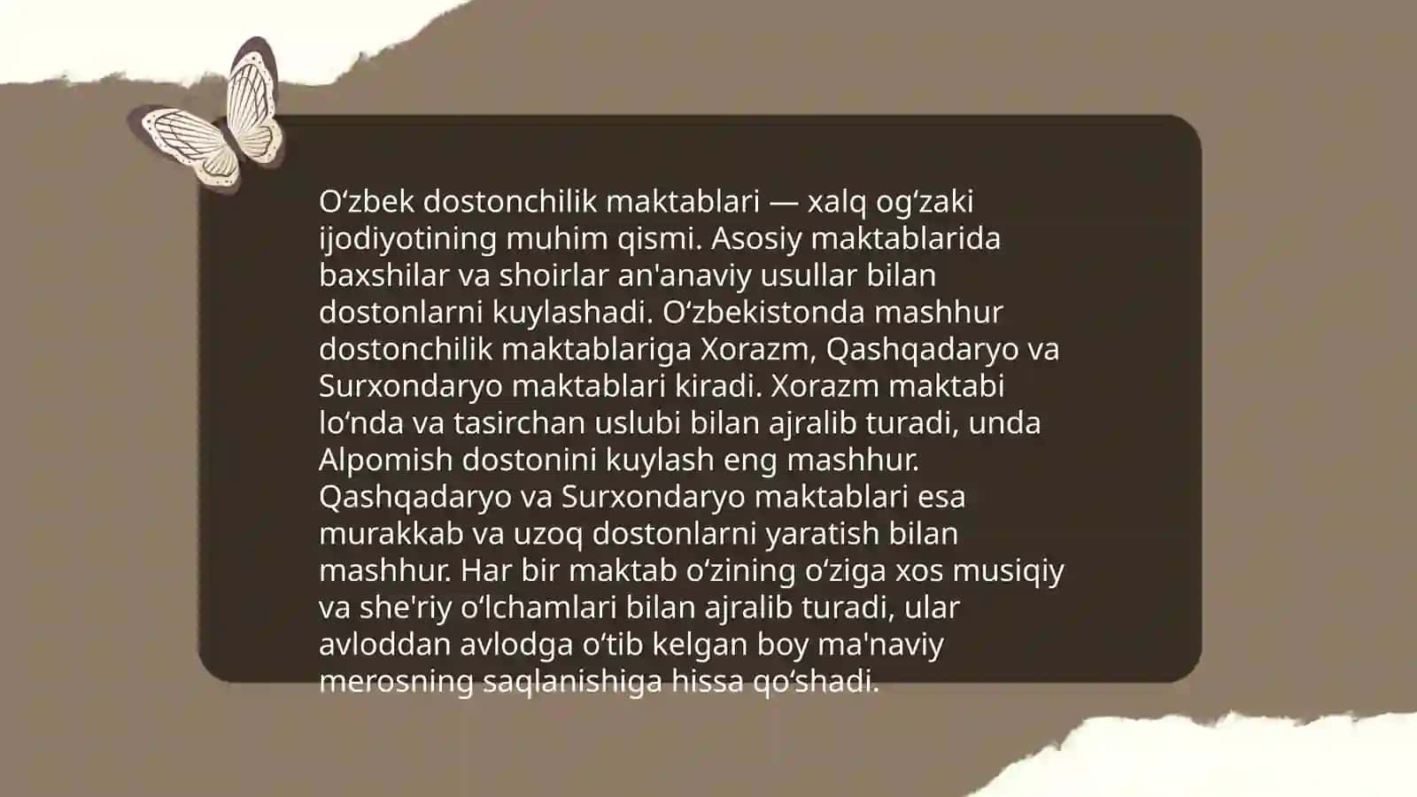 Dostonchilik maktablari 4