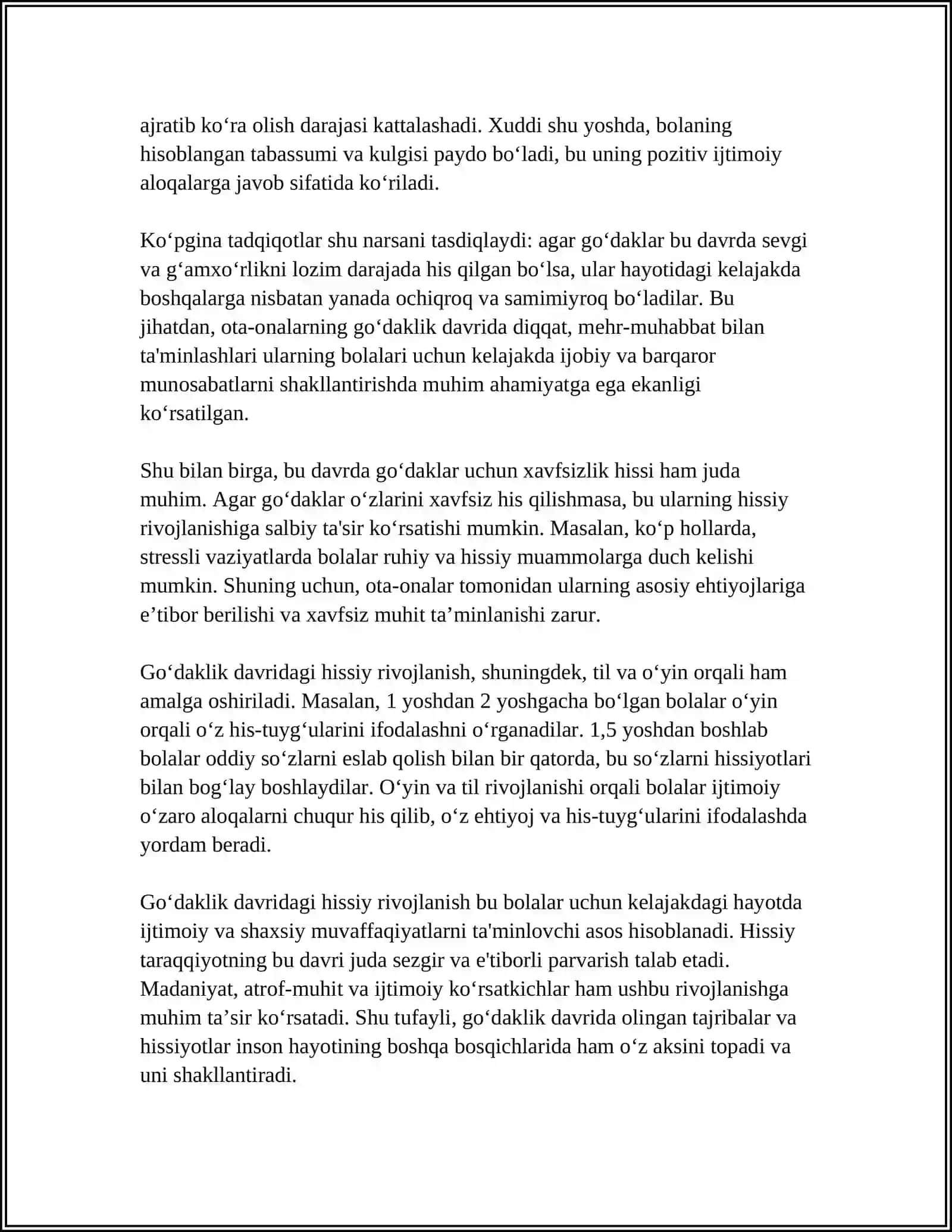 GOʻDAKLIK DAVRINING PSIXOLOGIK XUSUSIYATLARI 4
