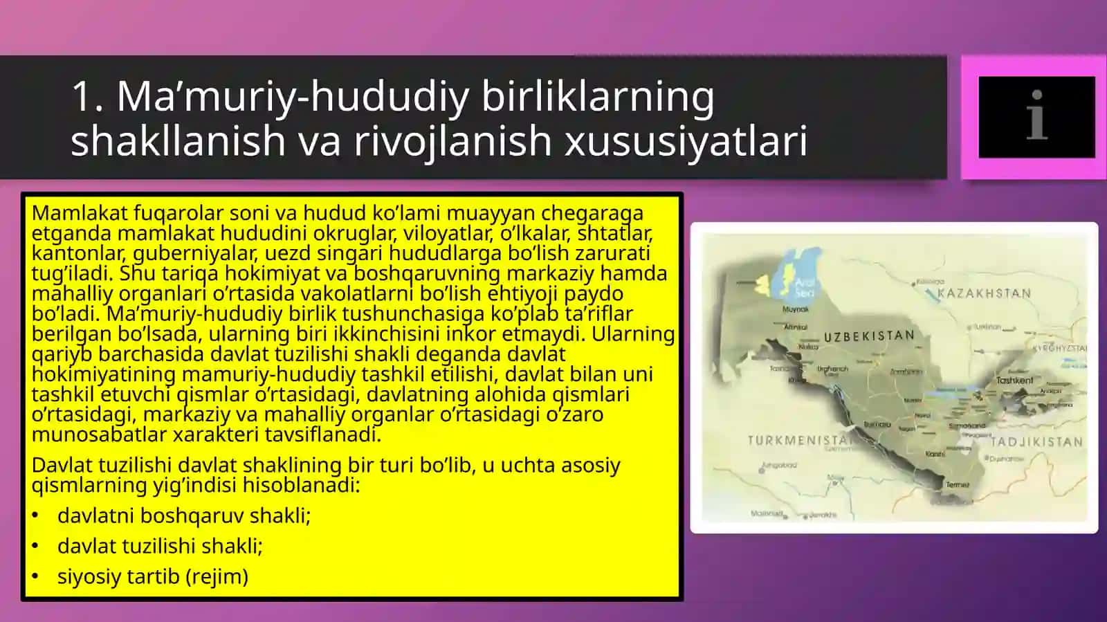O’zbеkistоnning mа’muriy-hududiy tuzilishi 4