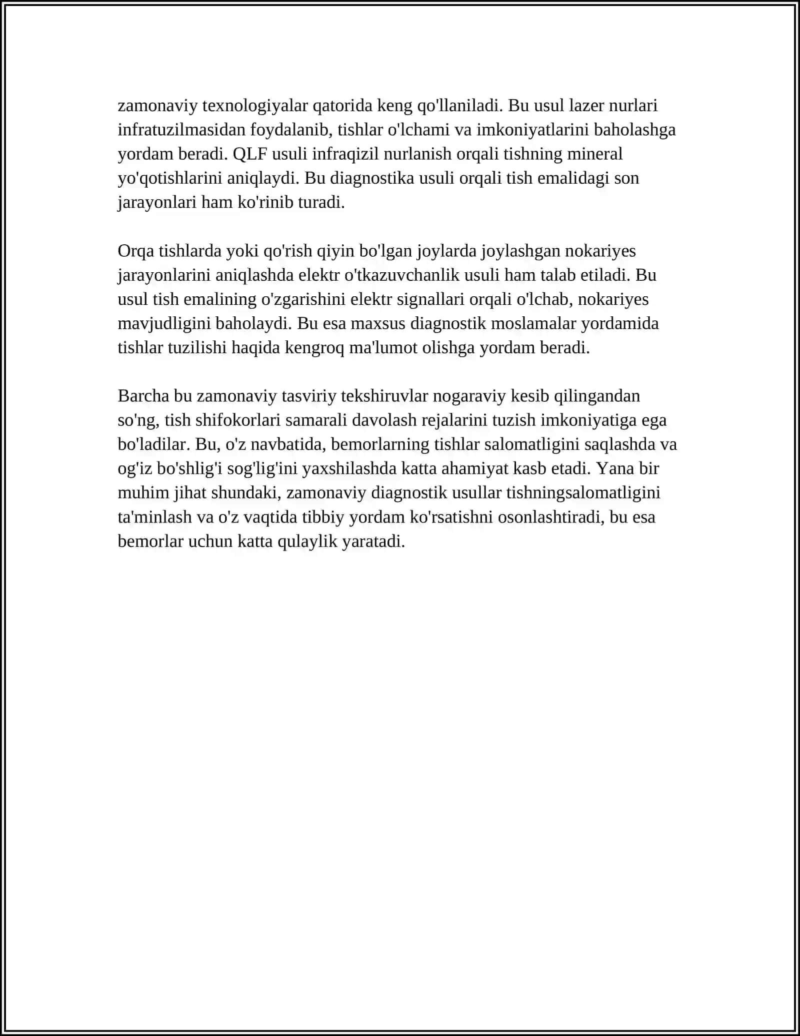 NOKARIYES KASALLIKLARNI ZAMONAVIY DAVOLASH USULLARI 4