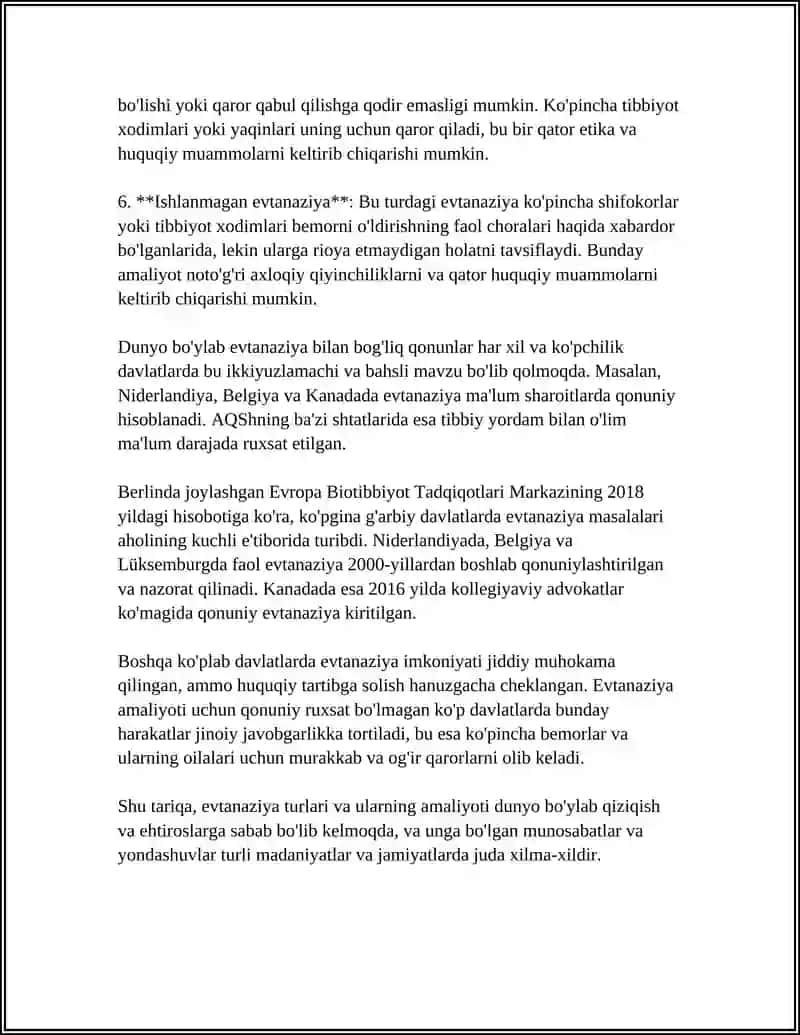 EVTANIZIYA MUAMMOLARI 4