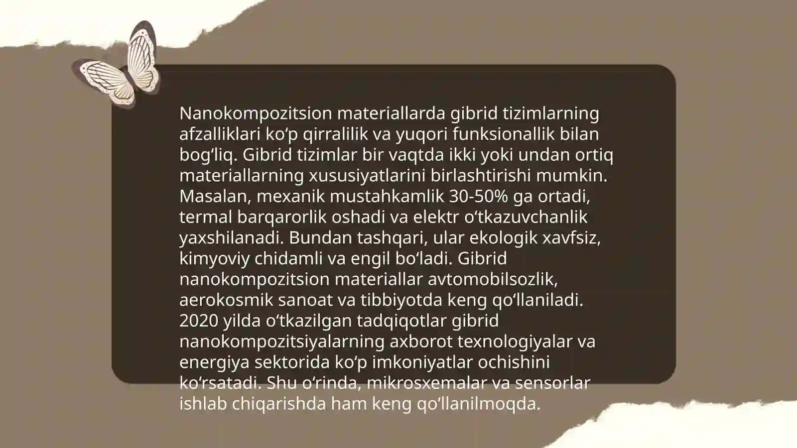 Gibridli nanokompozitsion materiallar 4