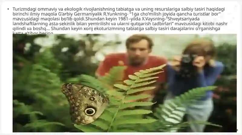 EKOLOGIK TURIZMNING TABIATGA TA’SIRI 4