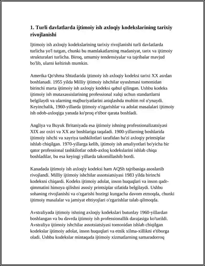 TURLI DAVLATLARDA IJTIMOIY ISHNING AXLODIY KODEKSLARI 4