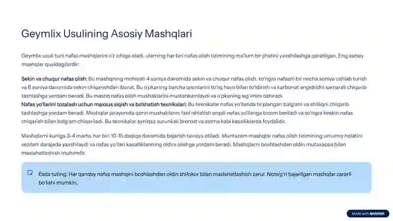 Yuqori nafas yo‘llari o‘tkazuvchanligini tiklash (Geymlix usuli) 4