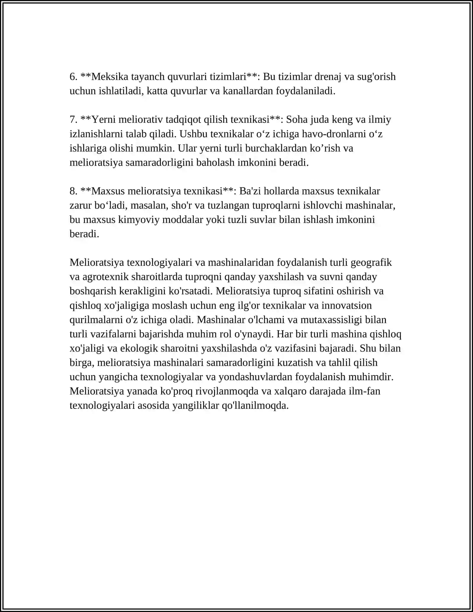 MELIORATSIYA MASHINALARI HAQIDA MAʼLUMOTLAR 4
