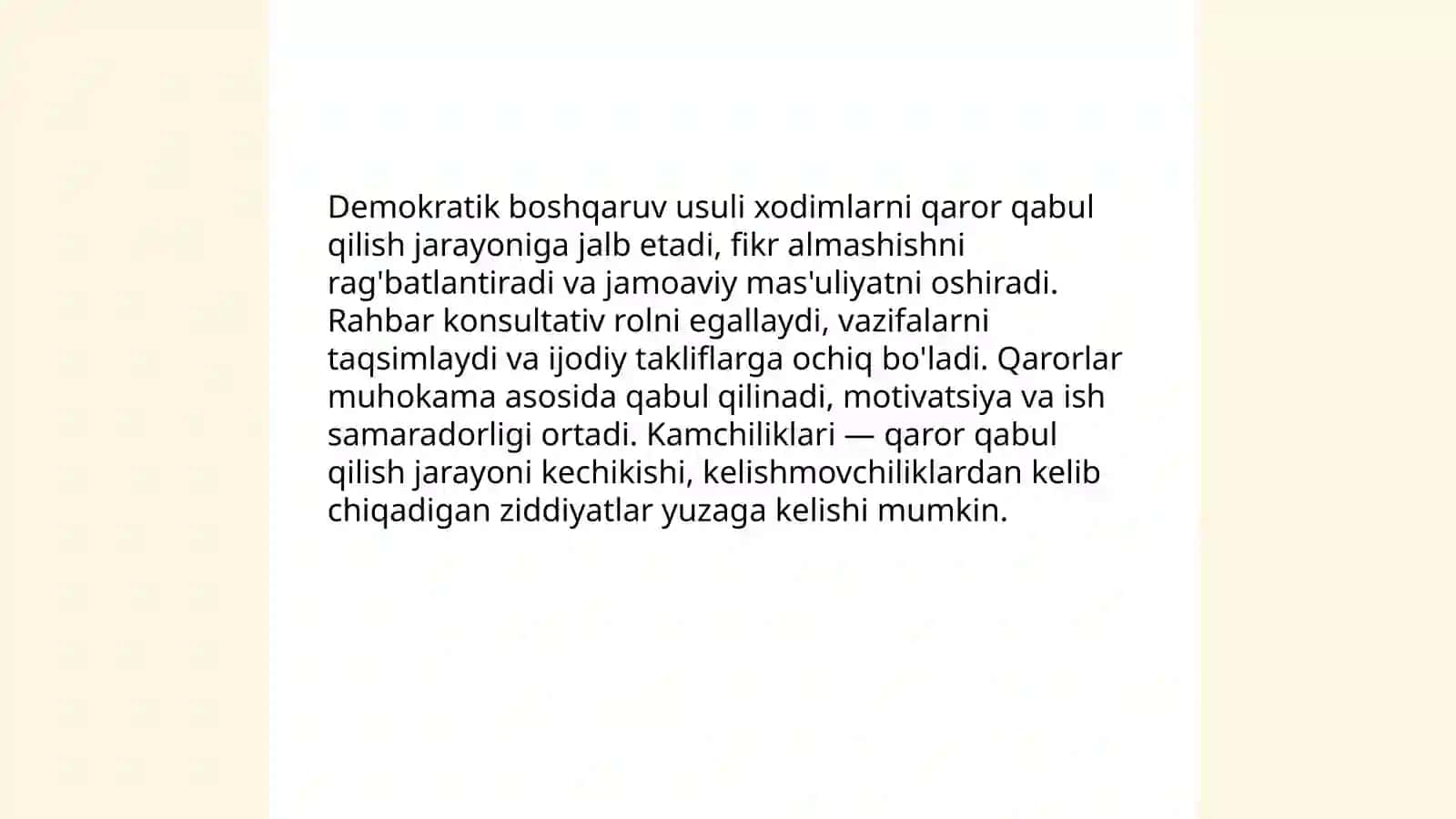 Boshqaruv usullari 4