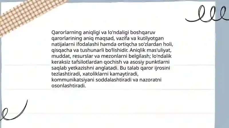 Qonuniylik va me'yoriy talablar 4