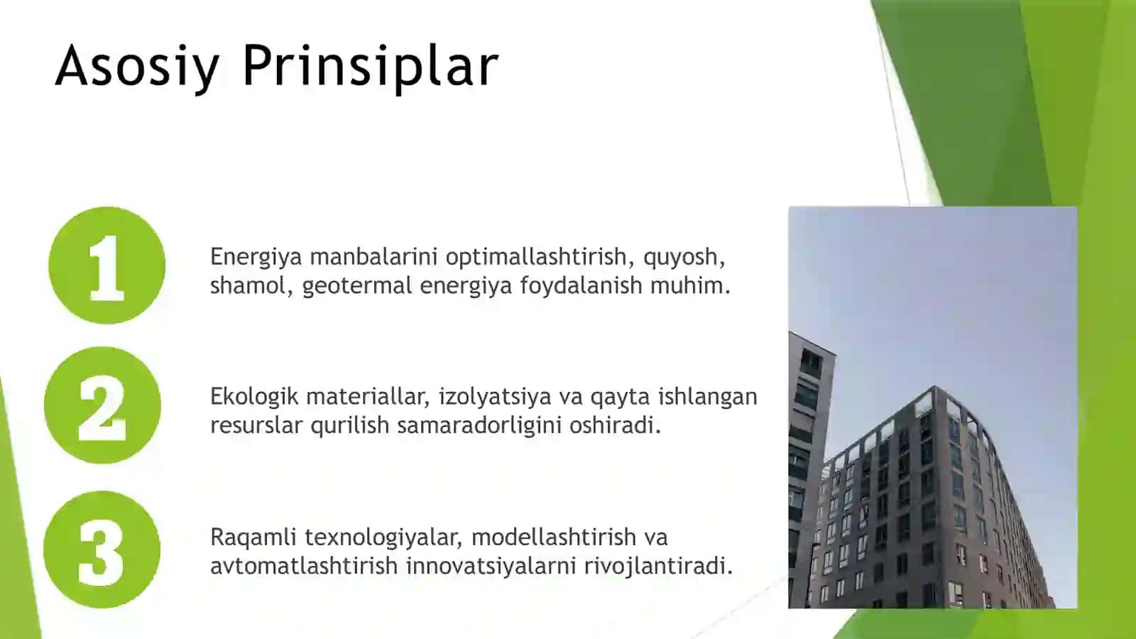 Energiya Tejamkor Qurilish Loyihalari 4