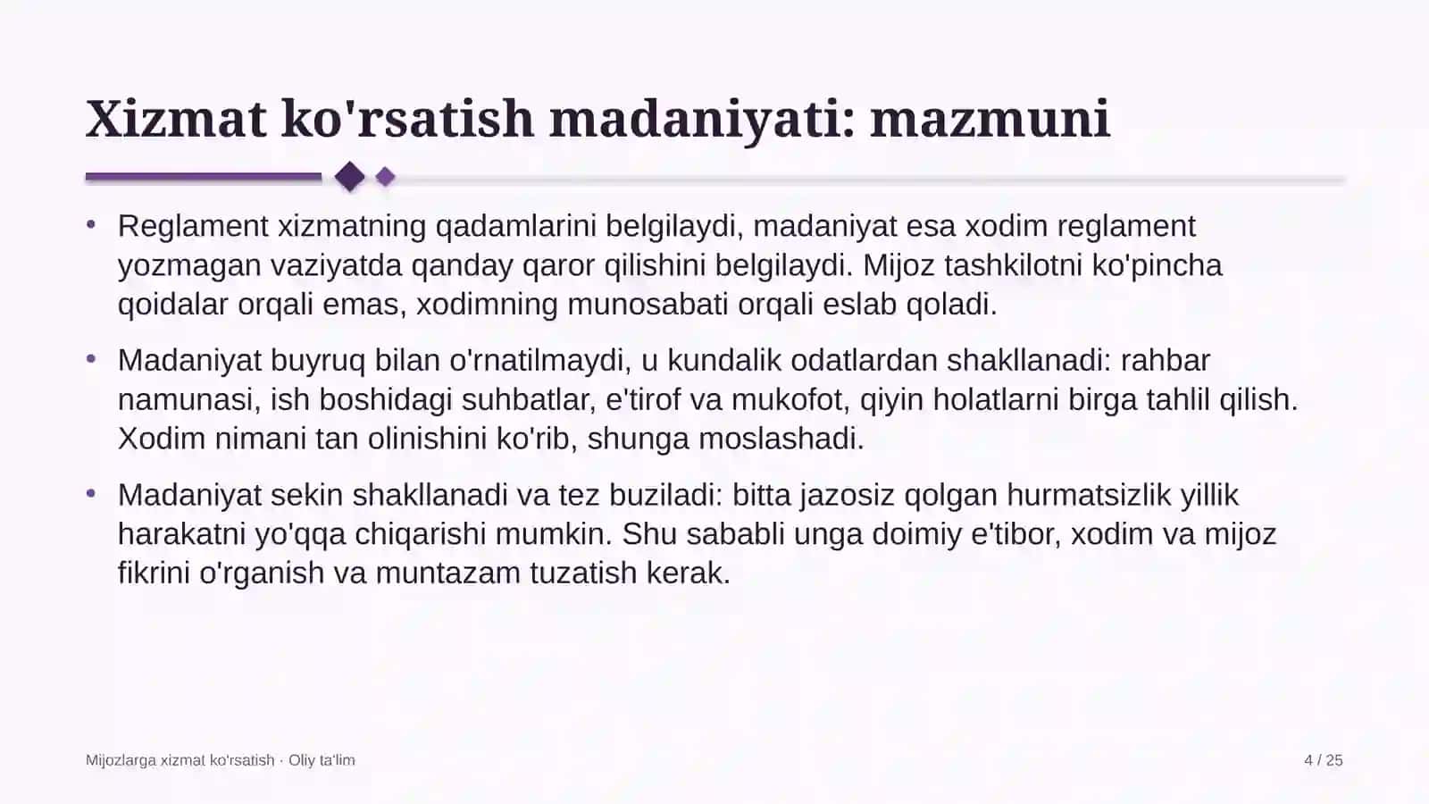 Maishiy texnika ishlab chiqarishda xizmat ko'rsatish madaniyatini shakllantirish 4