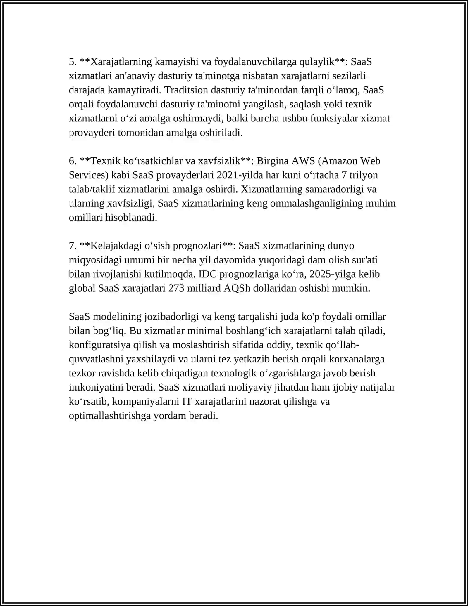 BULUTLI HISOBLASHLAR (CLOUD COMPUTING) TURLARI 4