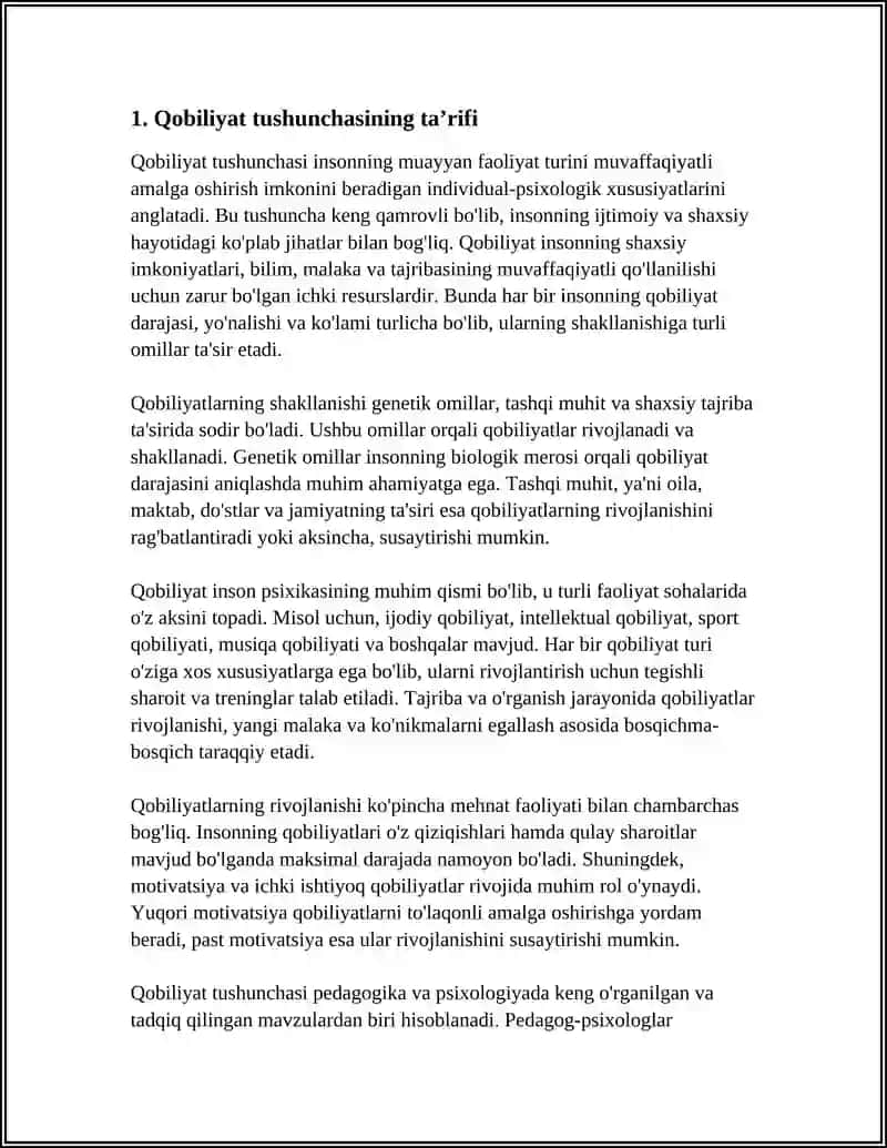 QOBILIYAT HAQIDA TUSHUNCHA 4