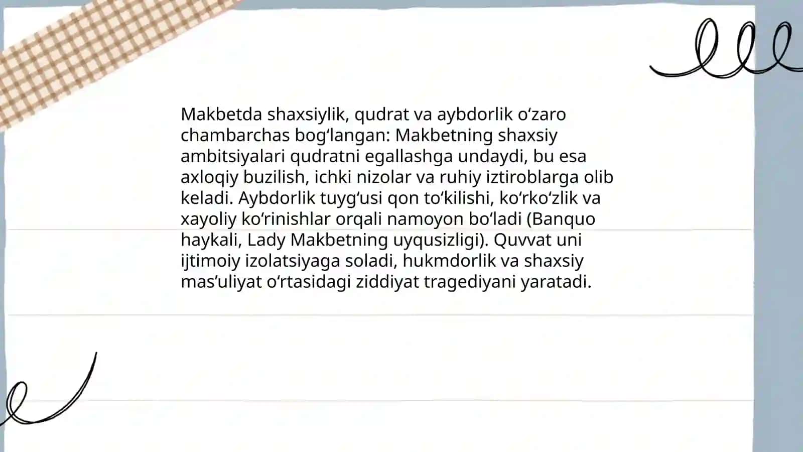 Shekspir tragediyalarida shaxs masalasi 4