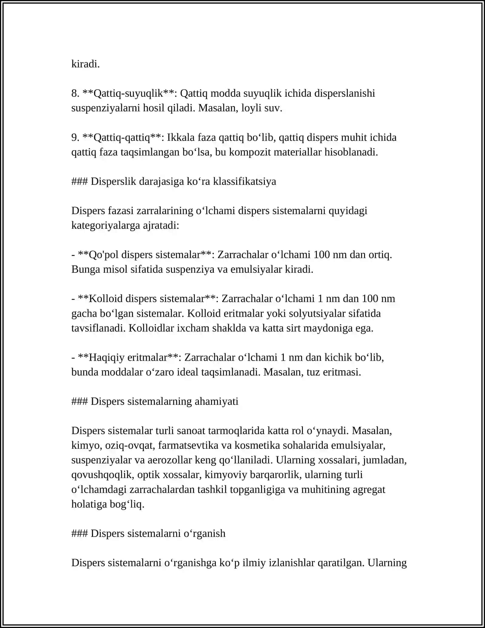 DISPERS SISTEMALAR 4