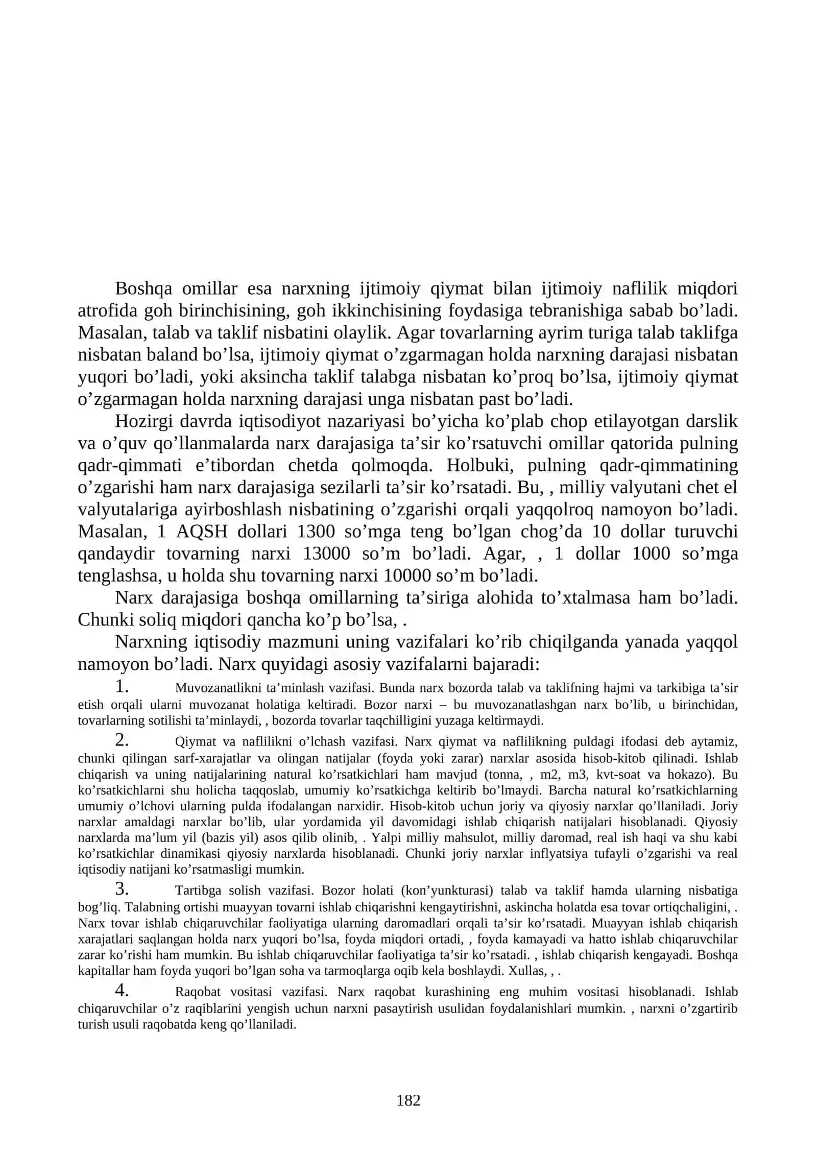 NARXNING MOHIYATI VA SHAKLLANISH XUSUSIYATLARI 4