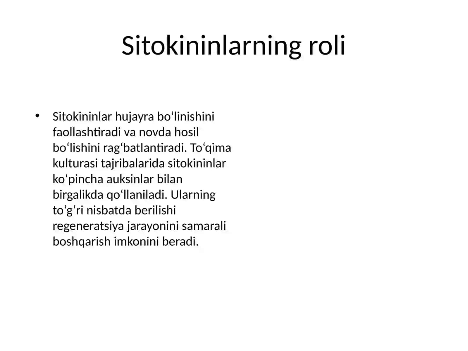Fitogormonlar va ularning umumiy tavsifi 4