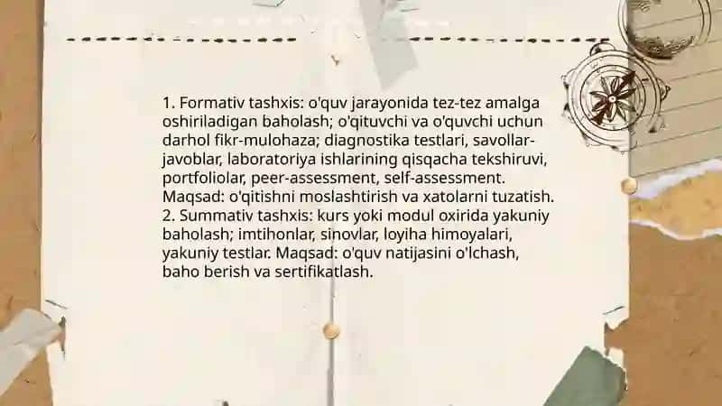 Diagnostik baholash va tashxis 4