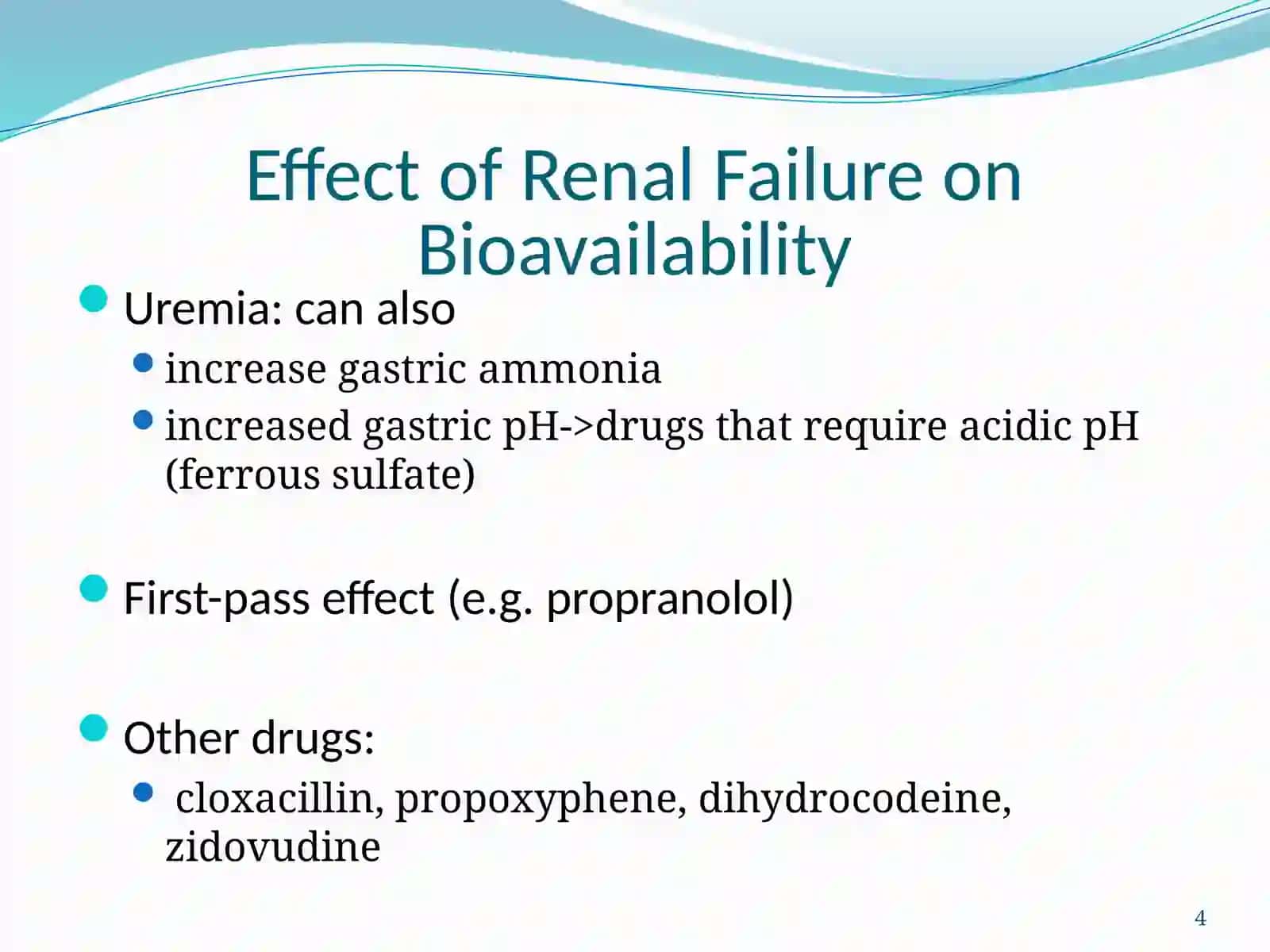 Drug Dosing and acute Renal failure 4
