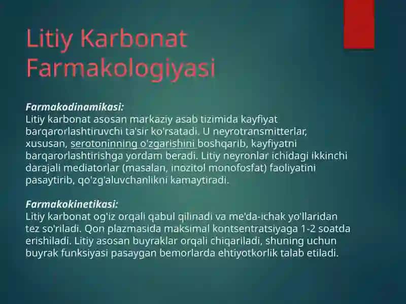 Litiytuzlari.Sedativvositalar 4