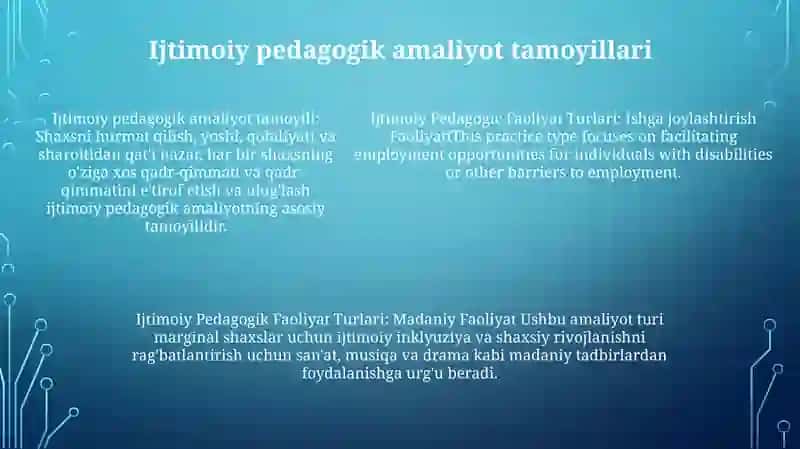 Ijtimoiy Pedagogik Faoliyat Turlari 4