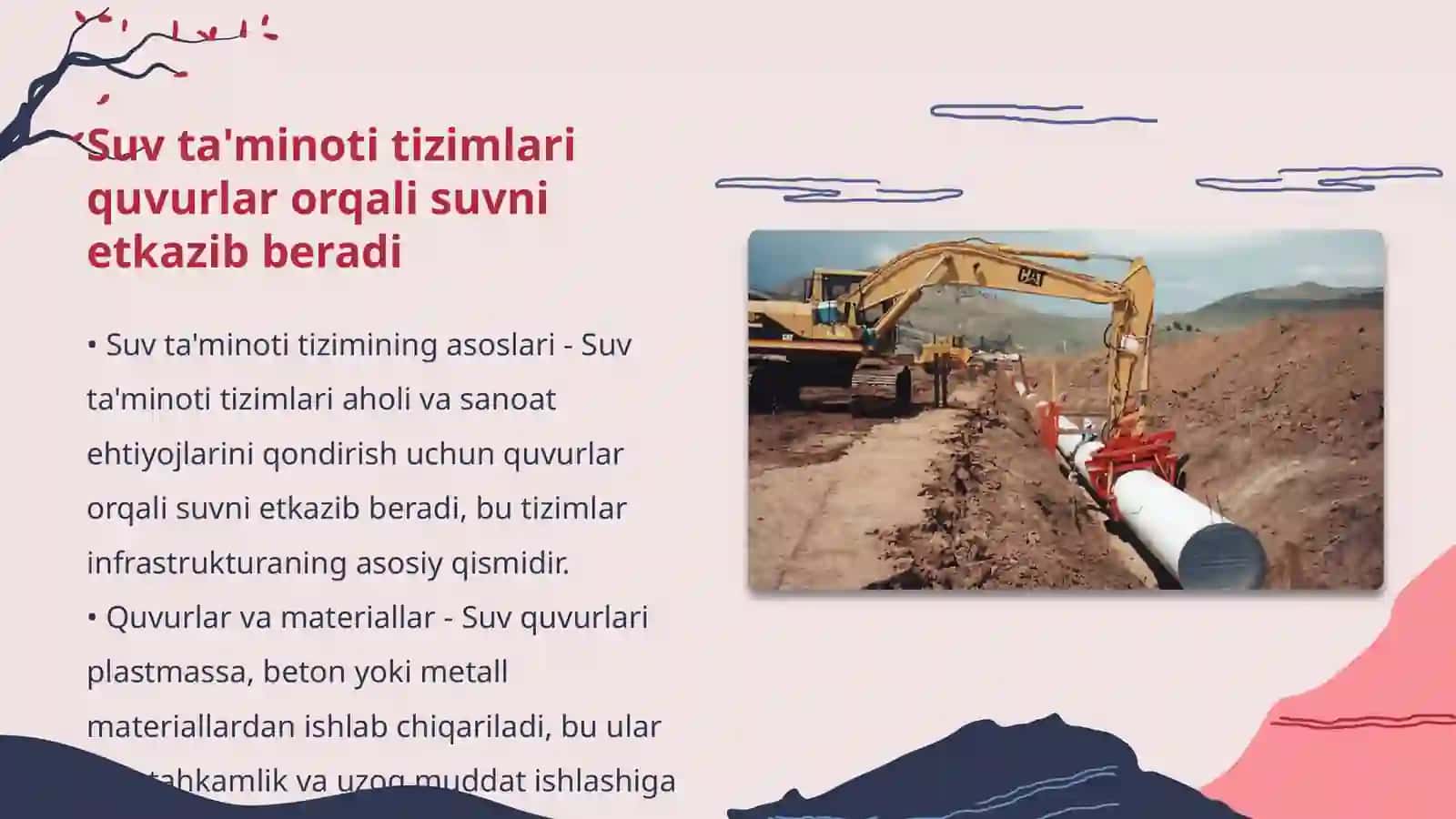 Suv ta'minoti tizimlari  va ularning sxemalari 4