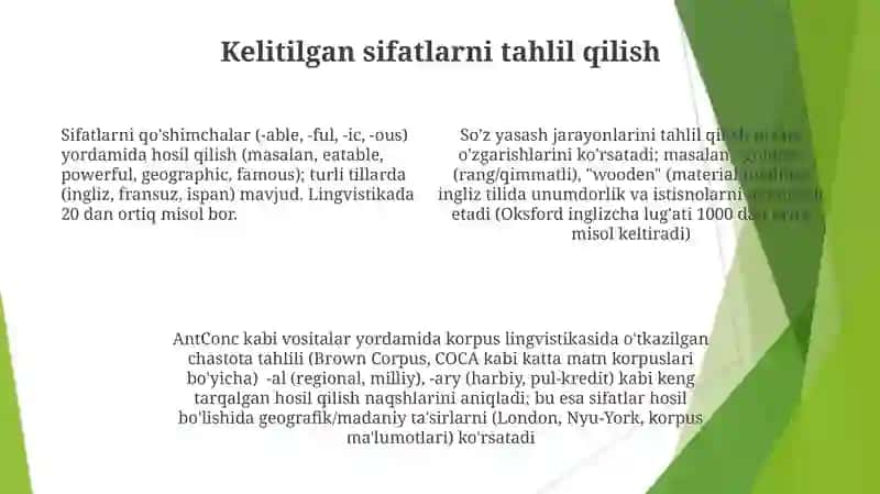 Prefikslar va so'z yasash morfologiyasi 4