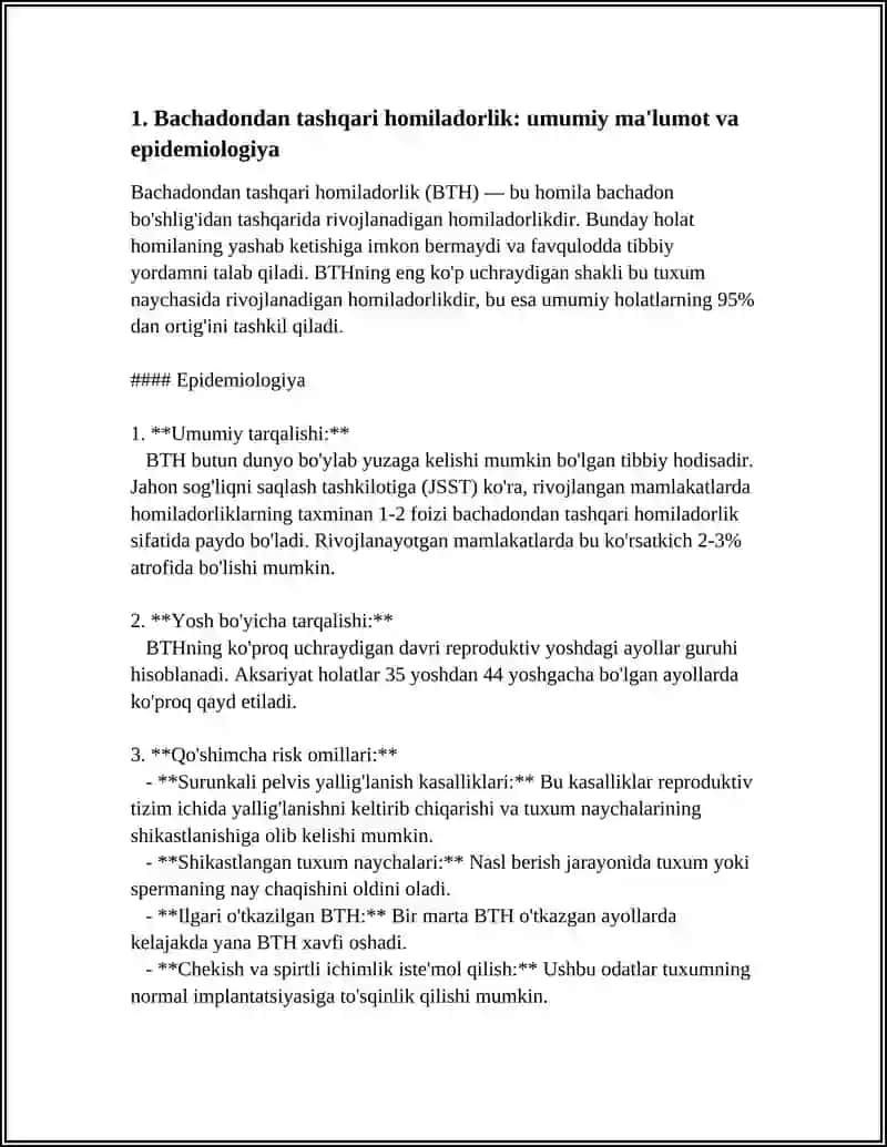 BACHADONDAN TASHQARI HOMILADORLIK 4
