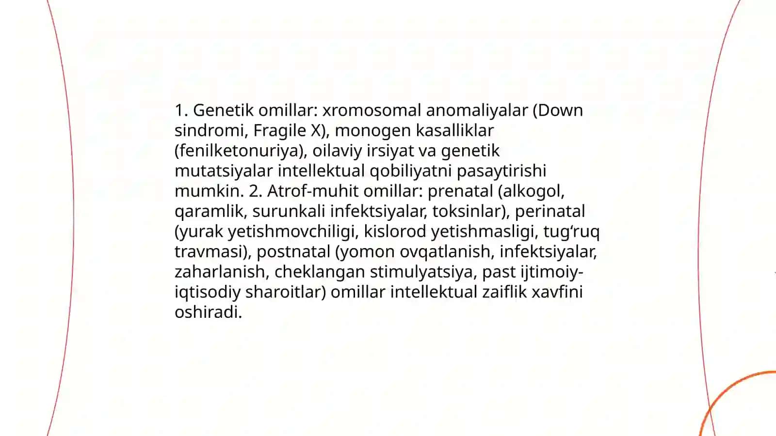 Intelektuval rivojlanishda nuqsoni bor bolalar 4
