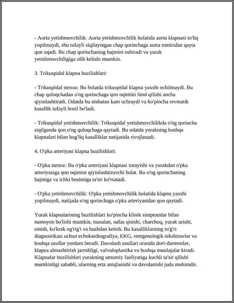 YURAK KLAPINLARINING BUZILISHI 4