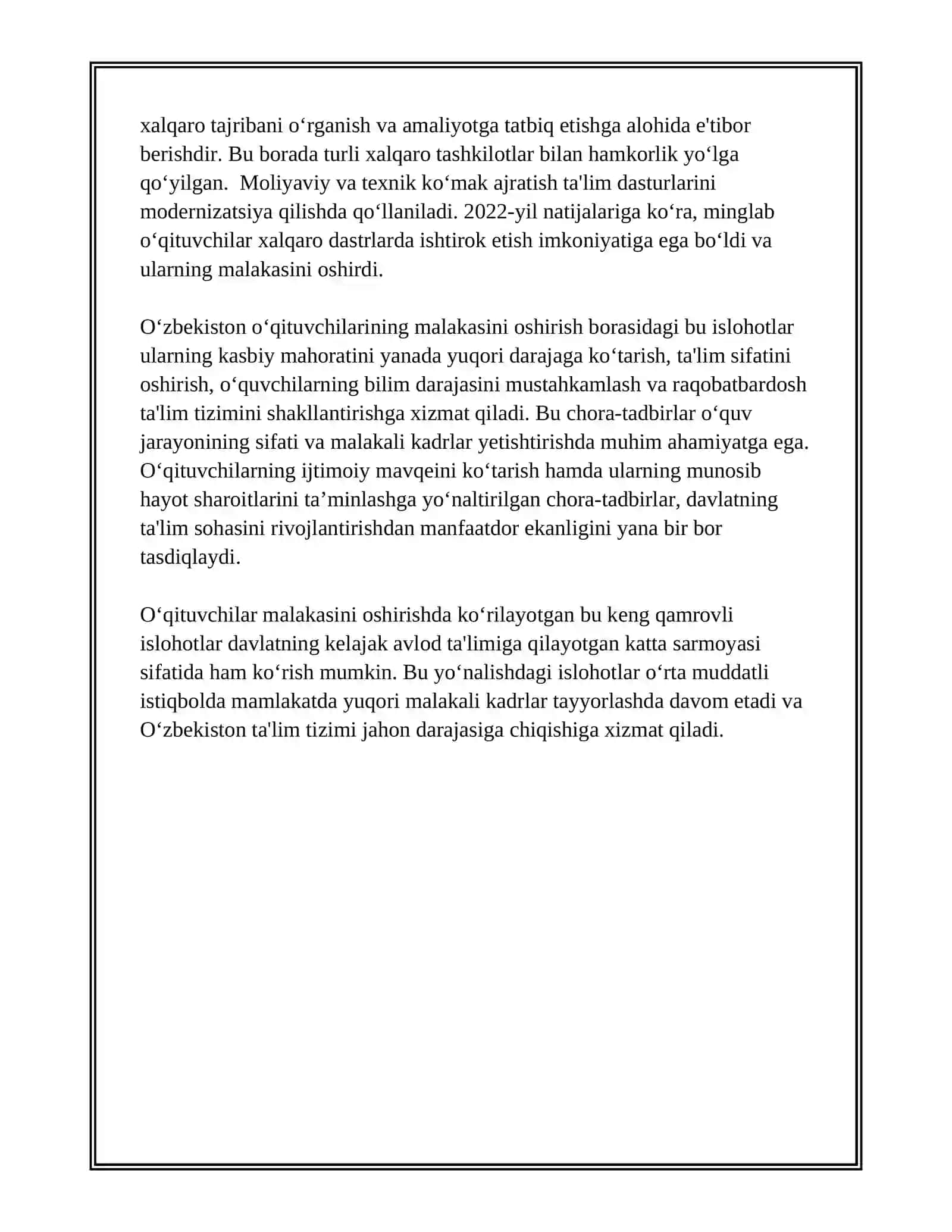 TALIM TIZIMISAGI OʻZGARISHLAR 4