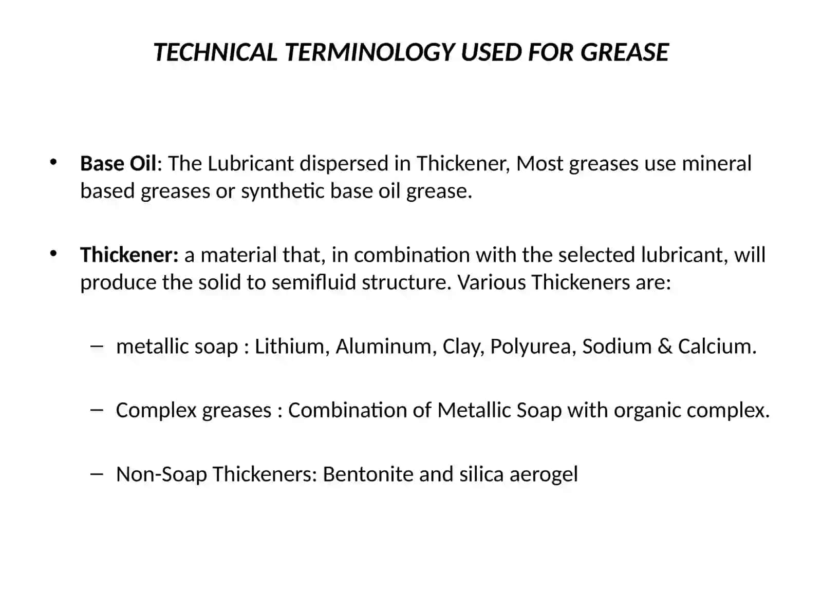WHAT IS GREASE 4
