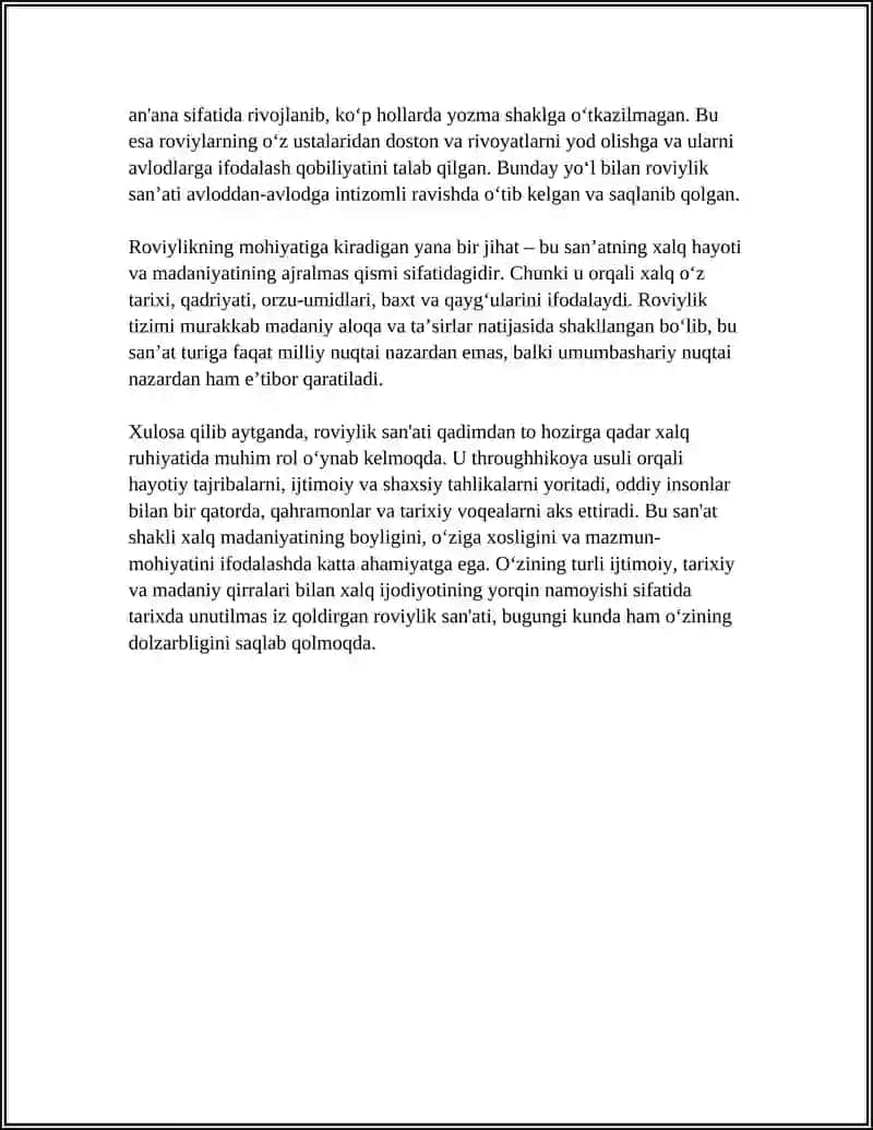 ROVIYLIK SAN'ATI HAQIDA TUSHUNCHA 4