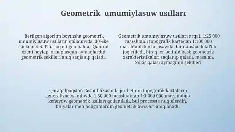 Topografiyaliq kartalarda generalizaciya 4