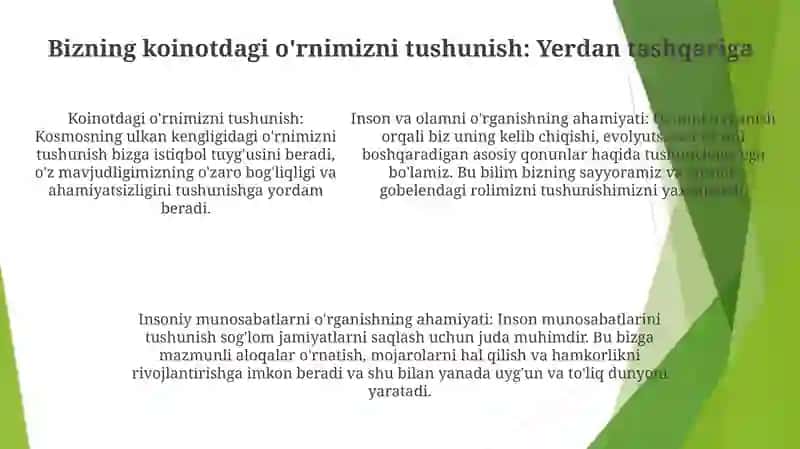 Inson munosabatlarini o'rganishning ahamiyati 4