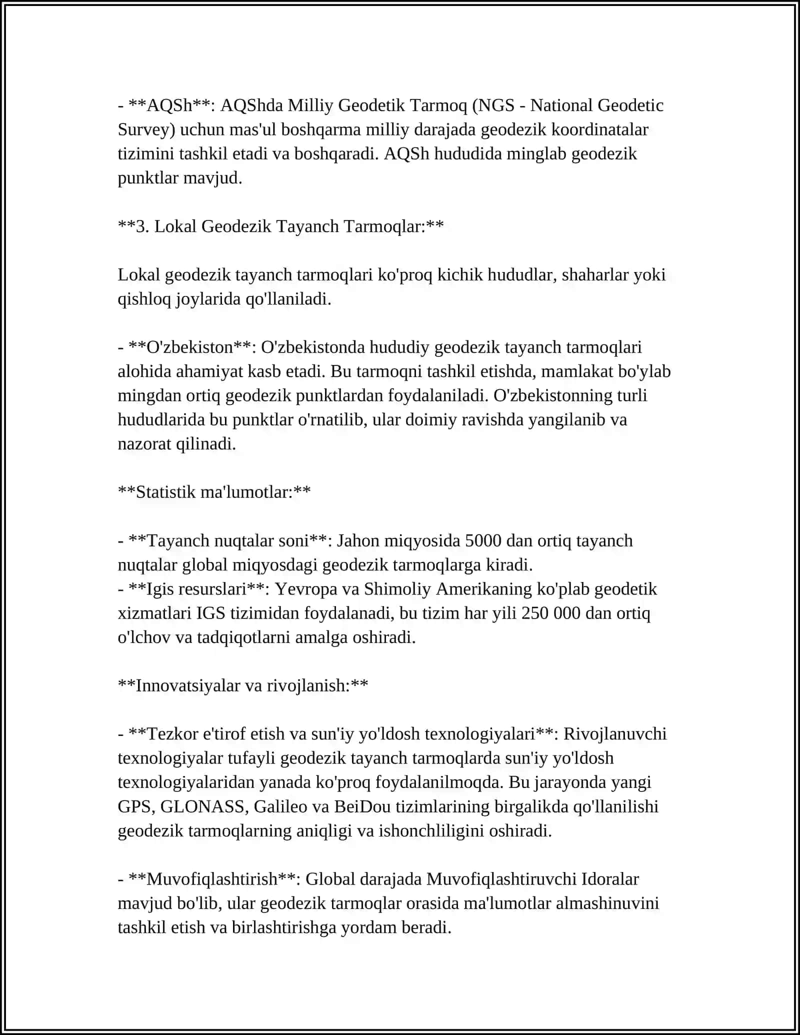 Geodezik Tayanch Tarmoqlar 4