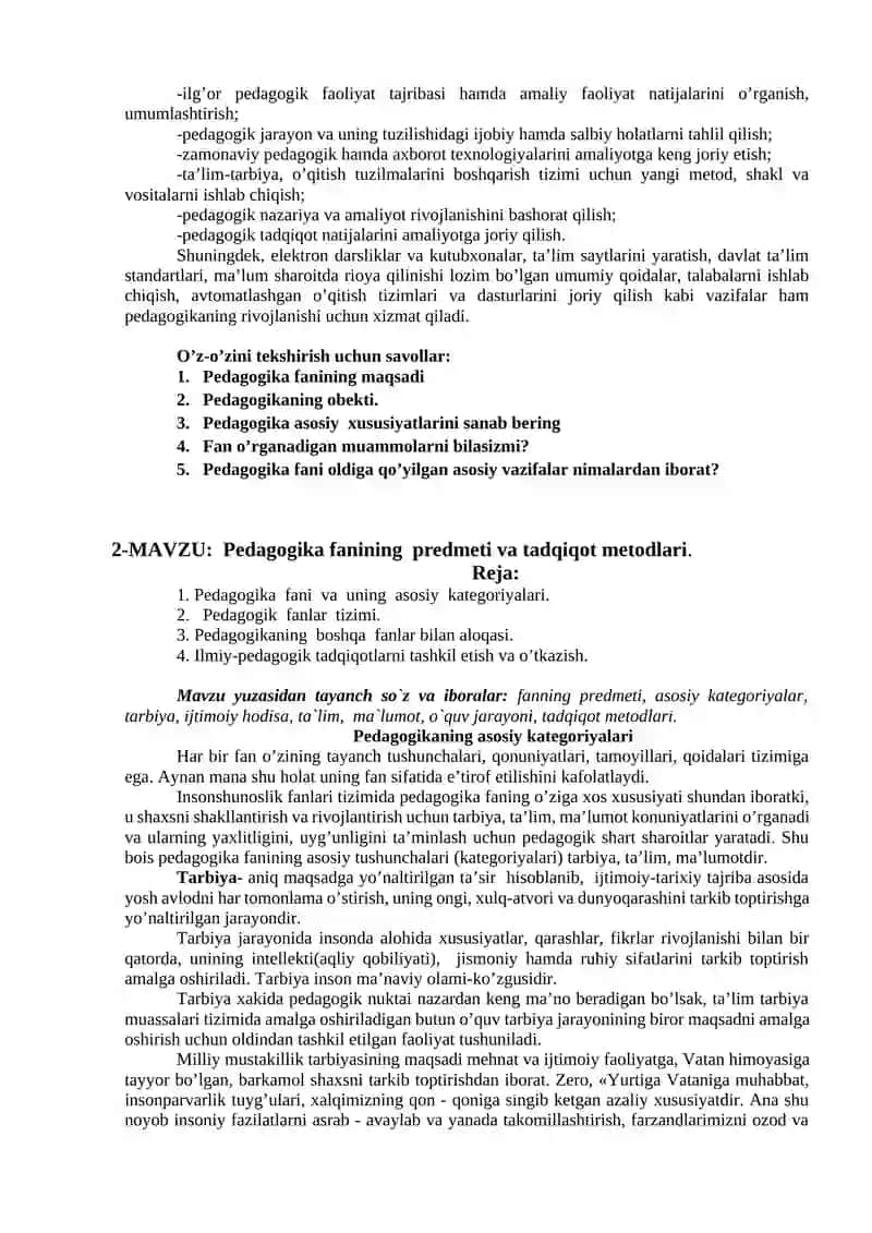 Pedagogika fanining mohiyati 4