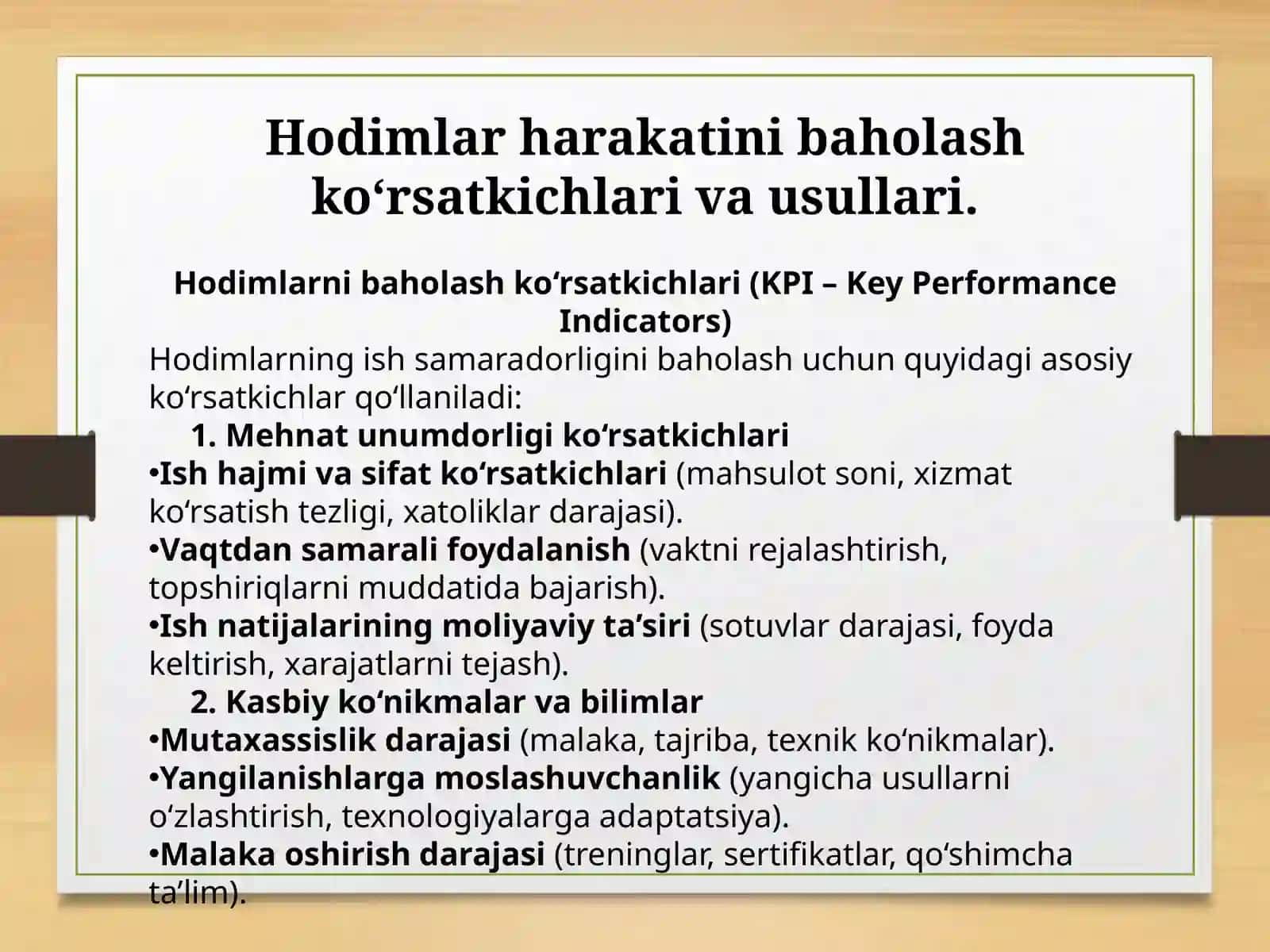 Hodimlar harakatining tahlili 4