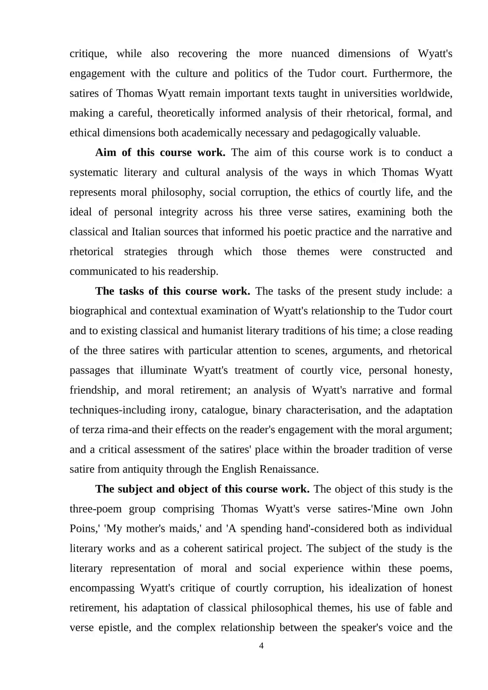 SATIRES BY THOMAS WYATT 4