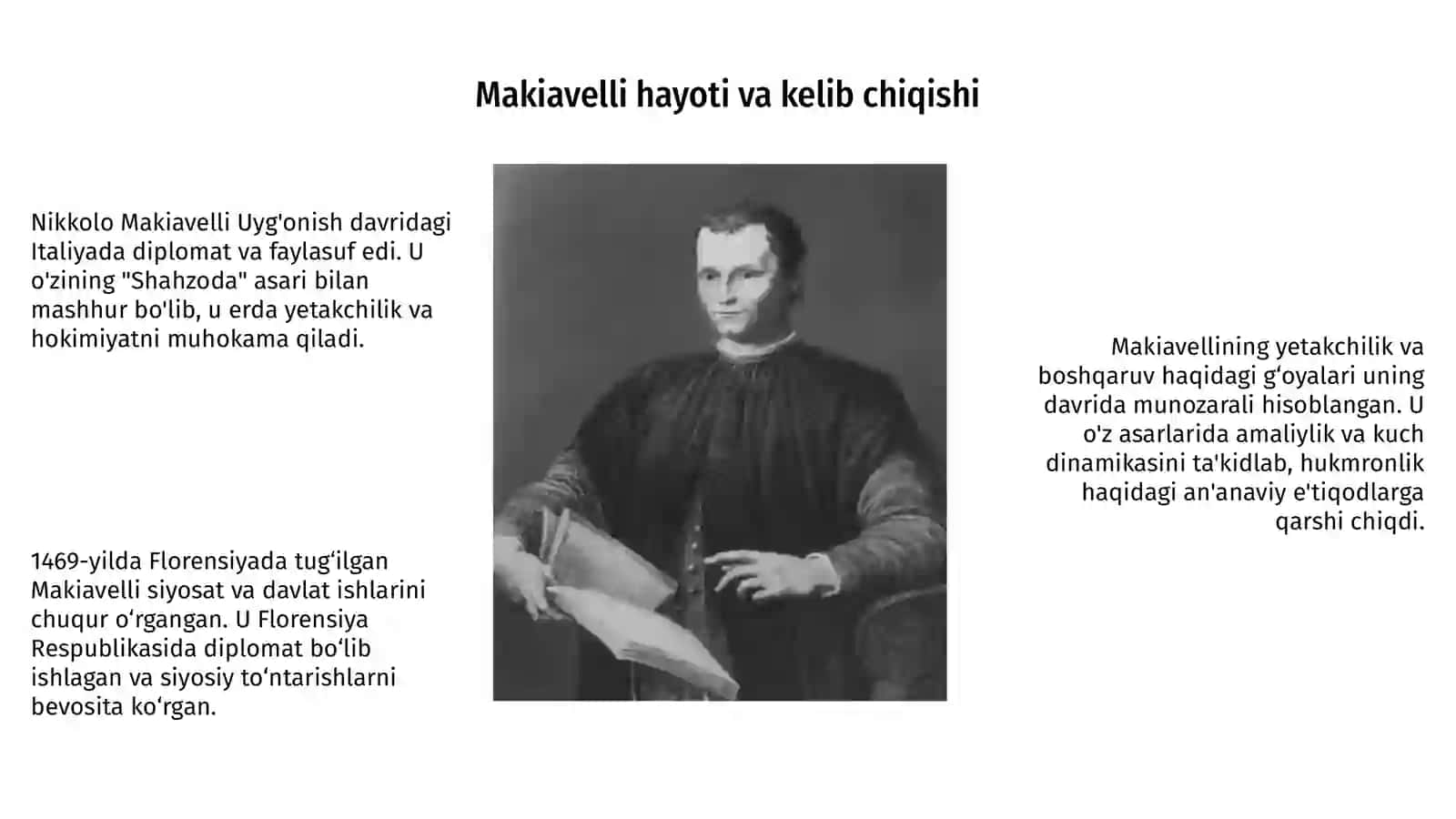 Nikkolo Makiavelli Hukmdor asari 4