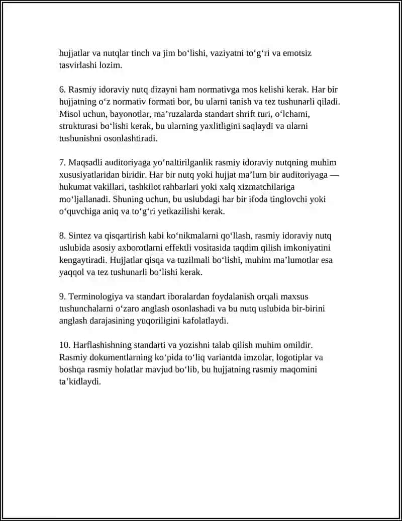 RASMIY IDORAVIY NUTQ USLUBI 4