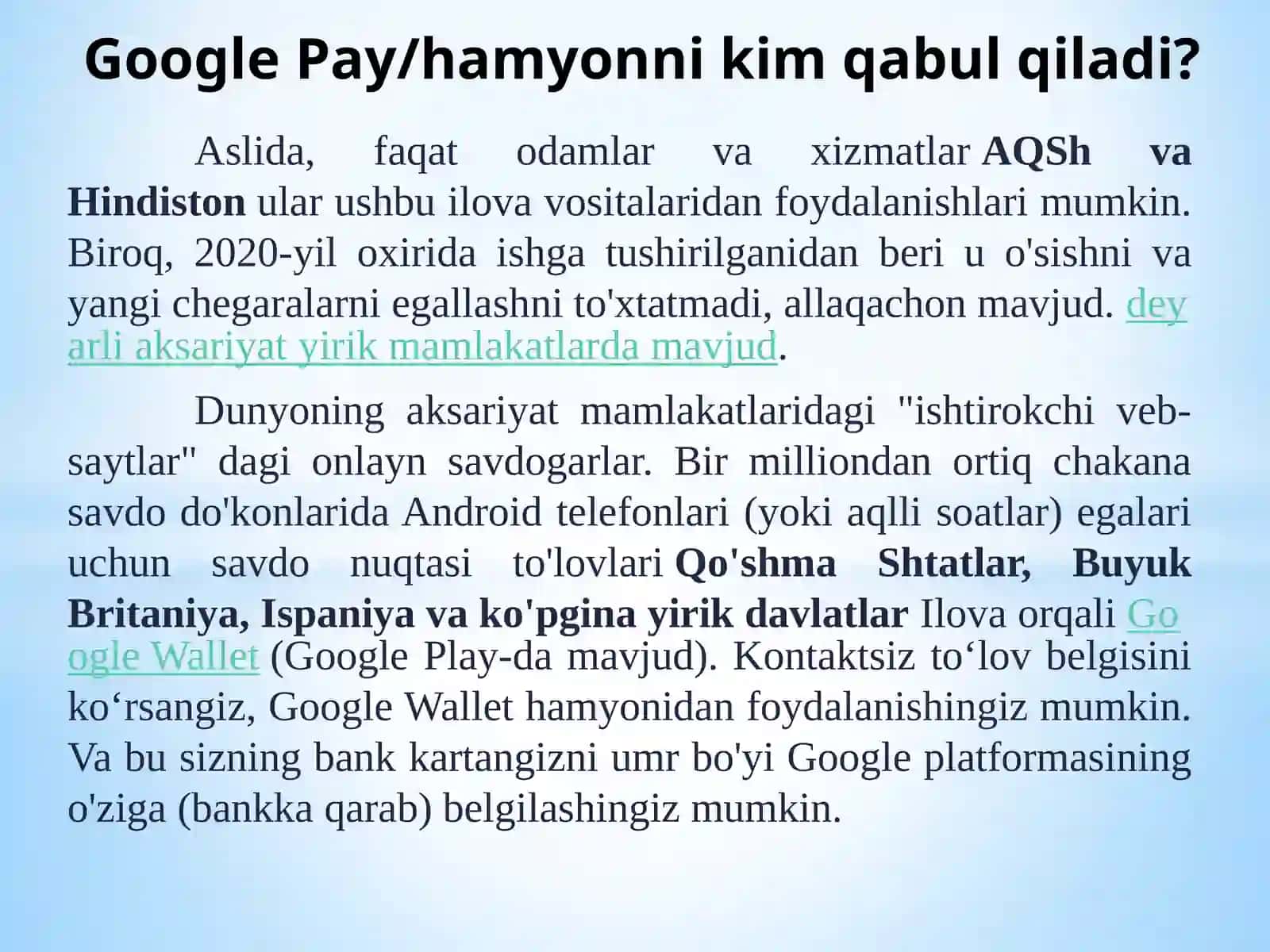 Google Wallet va Uning Imkoniyatlari 4