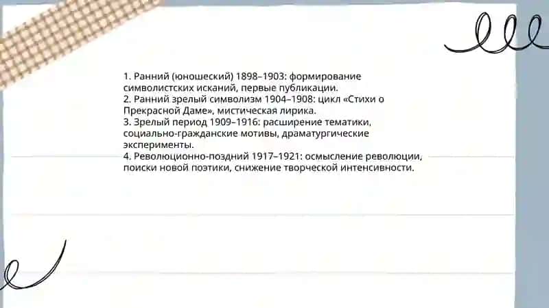 Творчество А. Блока 4