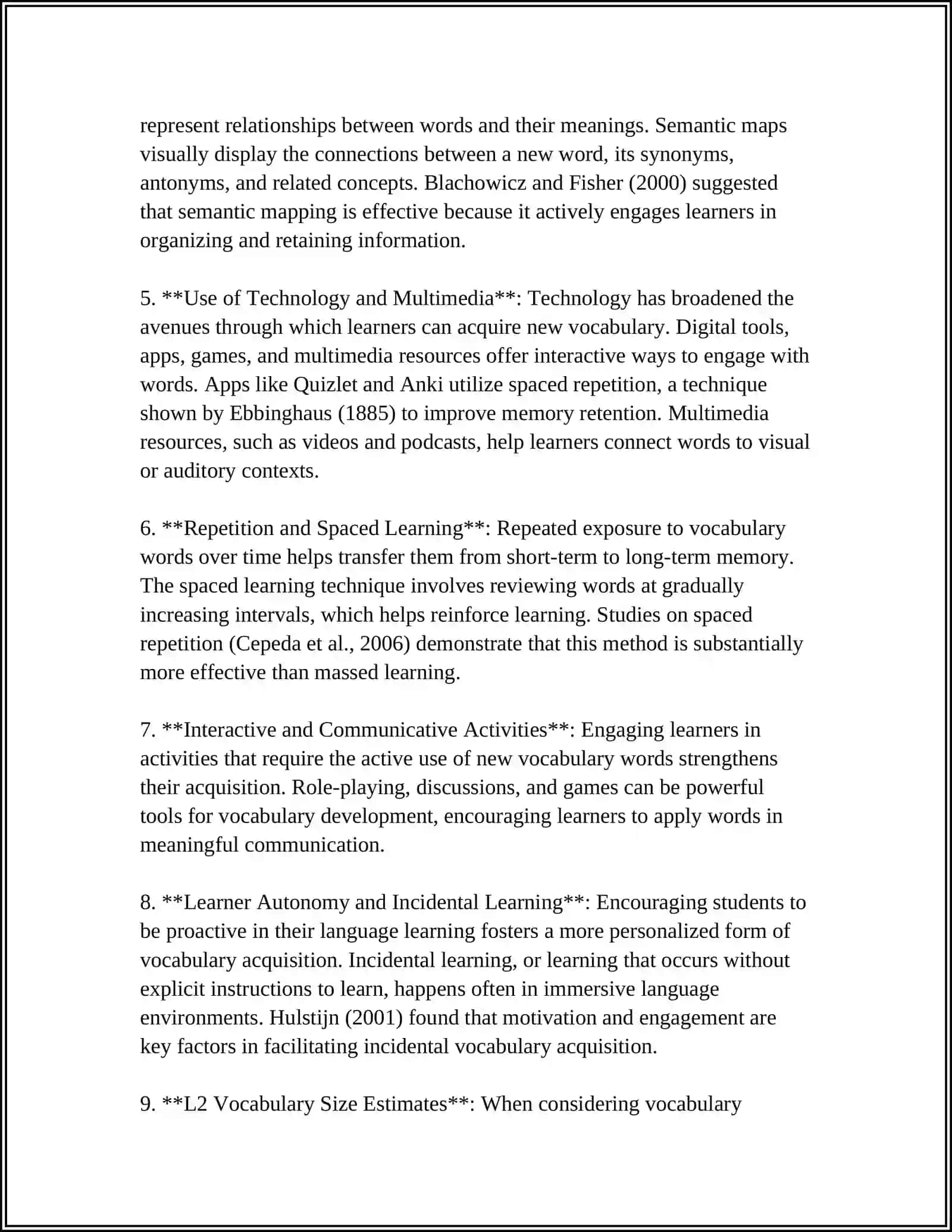 Vocabulary Acquisition Strategies 4