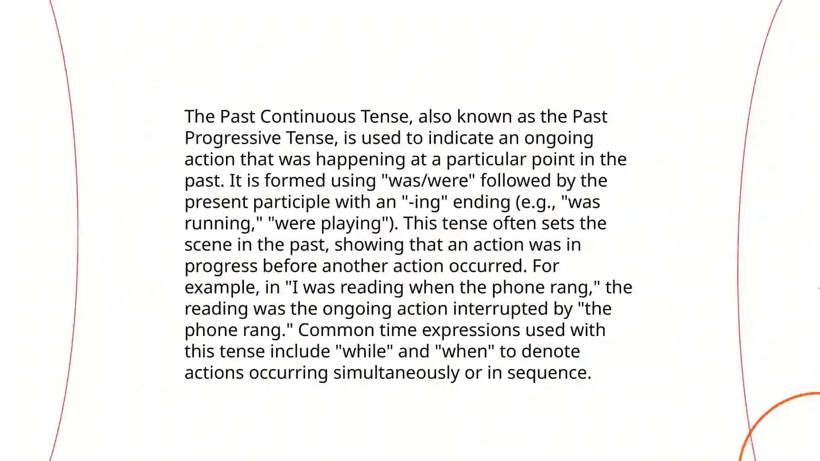 Past Tense Review 4